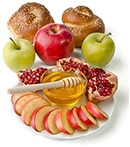 apples honey and challah