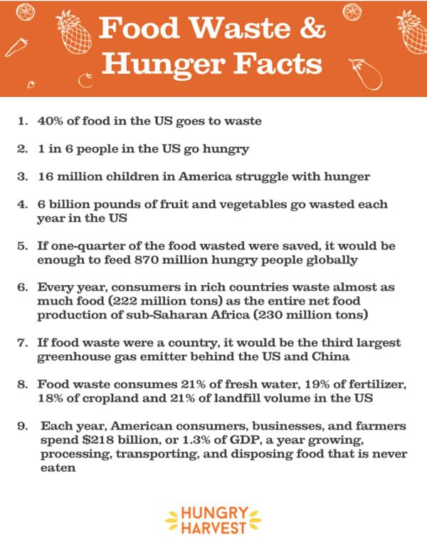 Food Waste and Hunger Facts