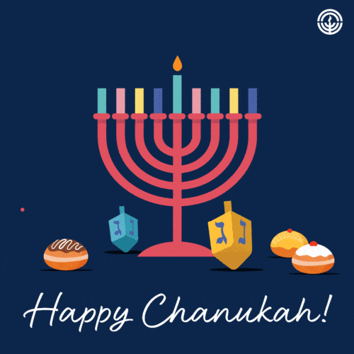 Happy Chanukah graphic greeting
