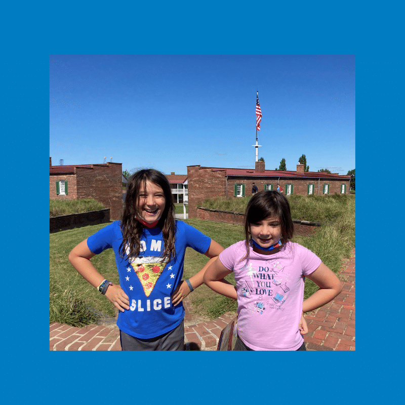 Kids at Fort McHenry