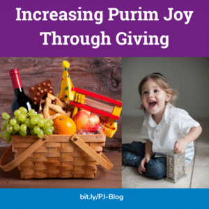 March blog post cover - increasing purim joy