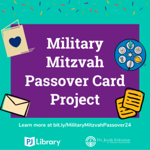 Military Mitzvah Passover Card Project 2024