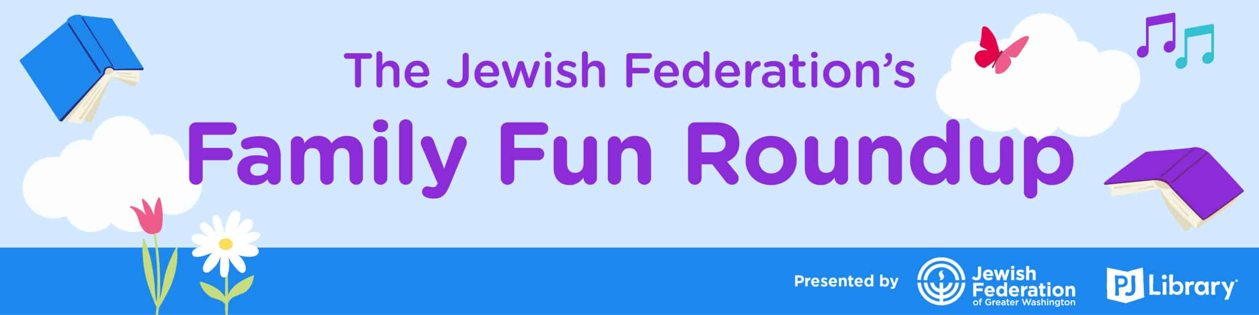 Family Fun Roundup Spring Graphic Web Banner