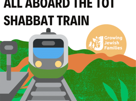 Tot Shabbat Train graphic