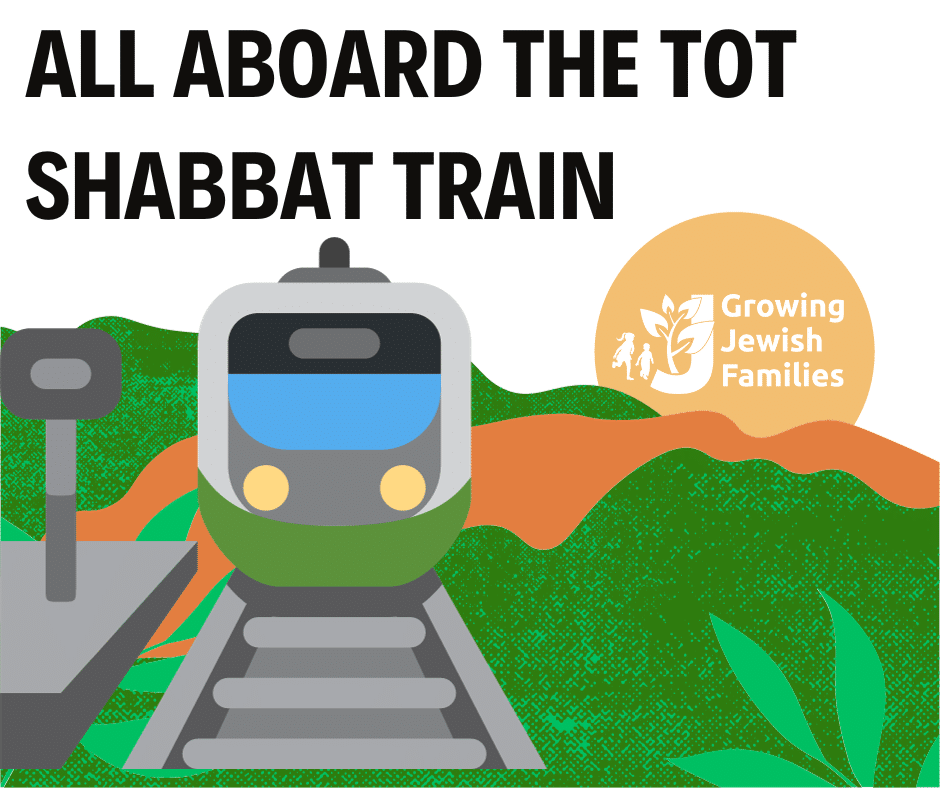 Tot Shabbat Train graphic